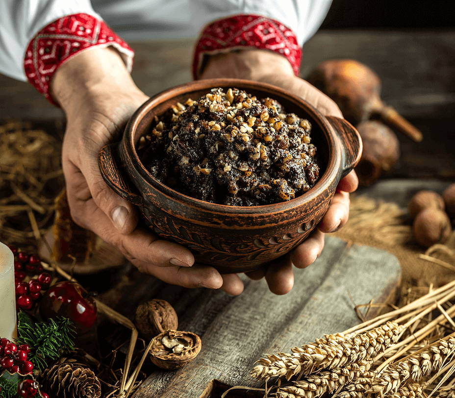 man-slavic-shirt-holding-bowl-with-traditional-kutia 1